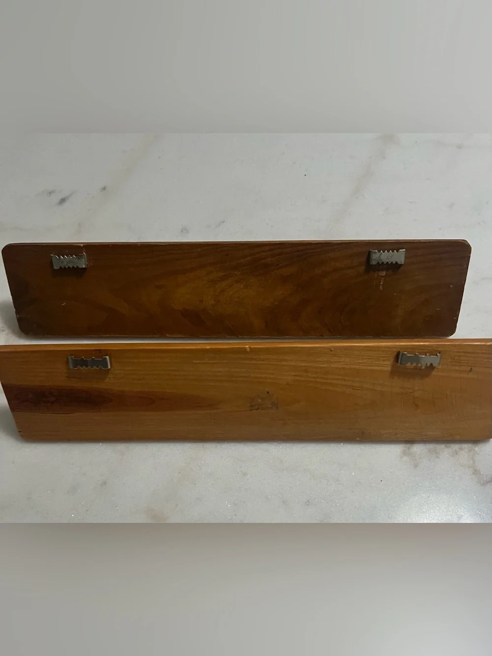 Wooden Apple Wall Hooks - Red and Natural